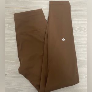 lululemon high rise wunder train 25"